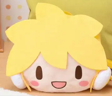 [ 미사용 ] 카가미네 렌 후와푸치 페이스 숄더백 M