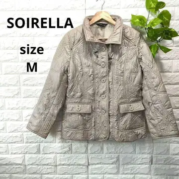[소일레아] 퀼팅 자켓 M 아우터 무지 긴팔 코트 따뜻한