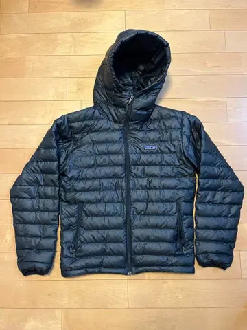 patagonia 다운 스웨터 후디 블랙 S