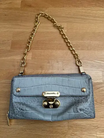 그레이 합성 피혁 파티 백 초특가!