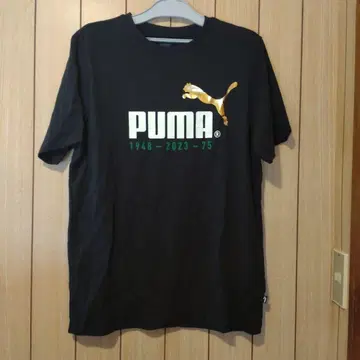 PUMA 블랙 티셔츠 1948-2023