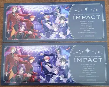 니지산지 VOLTACTION 3SKM IMPACT 특전 티켓풍 카드