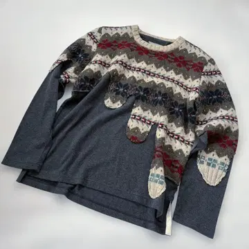 리퀴드 니트 국내 남성용 울 니트