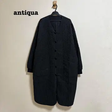 새상품급 안티카 차이나 디자인 퀼팅 자켓 롱