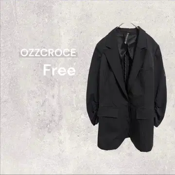 오즈 크로체 자켓 코트 아우터 디자인 자수 크로스