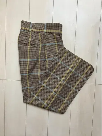 bluelea 블루레아 체크 팬츠 S 새상품급