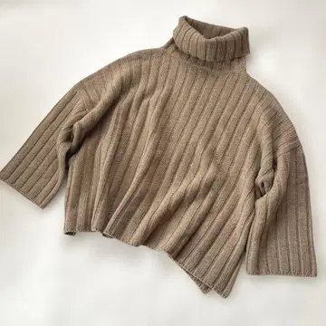 relume 저널 스탠다드 하이넥 울 100% 니트