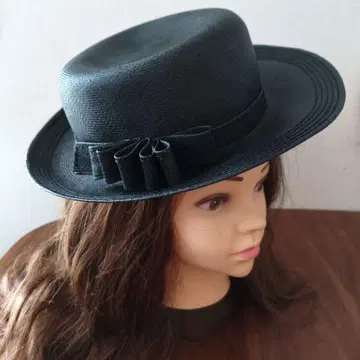 쇼와 레트로 블랙 햇 리본 포함