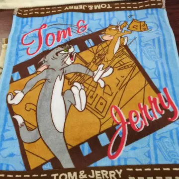톰과 제리 타월 손수건 미사용 새상품급 일본제