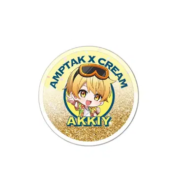 AMPTAKxCOLORS 아키이 글리터 아크릴 코스터 앰프택