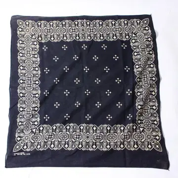 50~70년대 빈티지 반다나 RN 아이언크로스 블랙 wamcraft