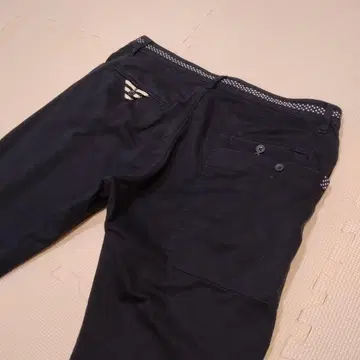 BEAMS HEART 크롭 팬츠 스트레치 빅 다크 네이비 XL