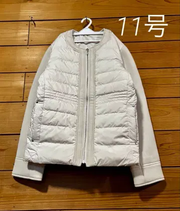 아이보리 다운 자켓 여성용 새상품 하자 있음 초특가 11호