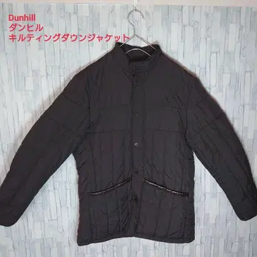 던힐 퀼팅 다운 자켓 S 블랙