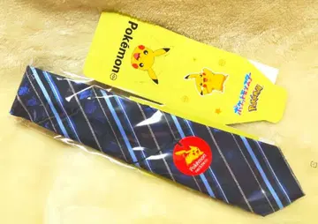 포켓몬 스트라이프 넥타이 니아오 뜨아거(호게타) 꾸왁스 네이비