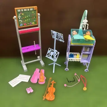 [새상품급] 바비와 일! 아기 선생님 음악 선생님 세트