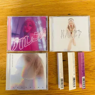 극미품 짱미나 앨범 3장 세트 하렌치 NAKED NEVER 오비 포함