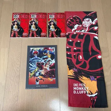 원피스 RED 코믹 타월 포스터 세트