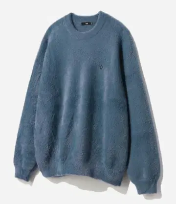 [ 완판템 ] HARE SOFT 샤기 니트 풀오버 M 다크 블루