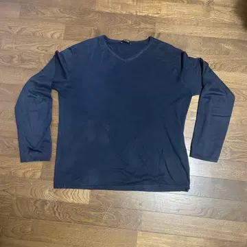 Cruciani 네이비 V넥 스웨터 50