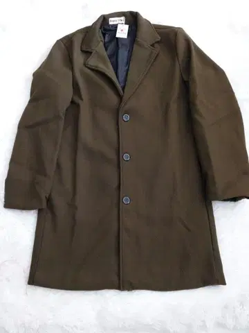 체스터 코트 남성용 올리브 그린 큰 사이즈 경량 2XL