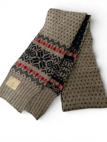 SCOTCH & SODA 노르딕 무늬 머플러