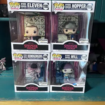 스트레인저 씽즈 피규어 세트 4체 Funko Pop