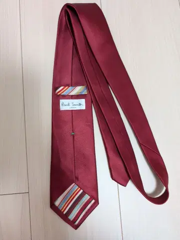 Paul Smith 와인 레드 넥타이