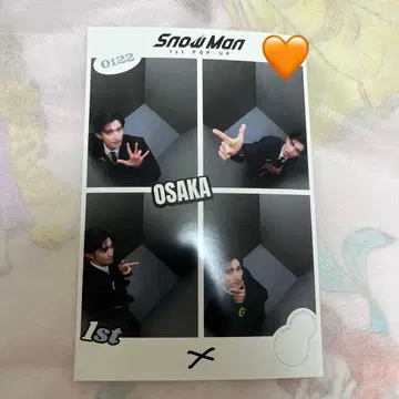 SnowMan POPUP 오사카 즉석 사진