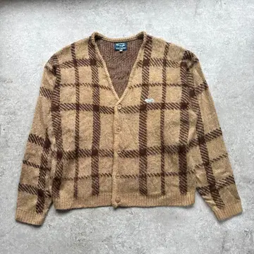 PENNEYS Coen 별주 자카드 무늬 샤기 니트 가디건