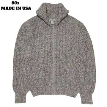 [80s 미국제] L.L BEAN 여성용 풀 집업 스웨터