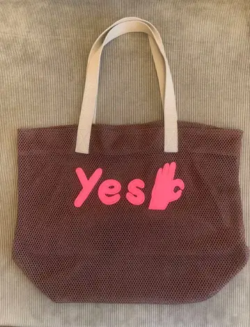 ludlows 메쉬 토트백 브라운