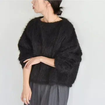 카란시엘 샤기 보트넥 풀오버