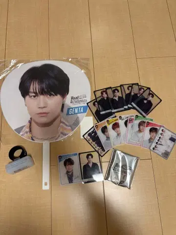 TravisJapan 마츠다 겐타 부채 트레이딩 카드 라이트 팔찌 세트