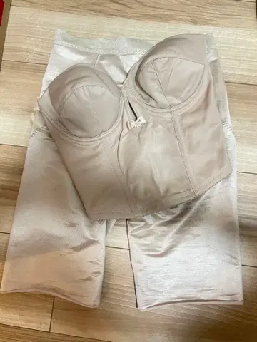 베이지 코르셋 브라이덜 이너 세트