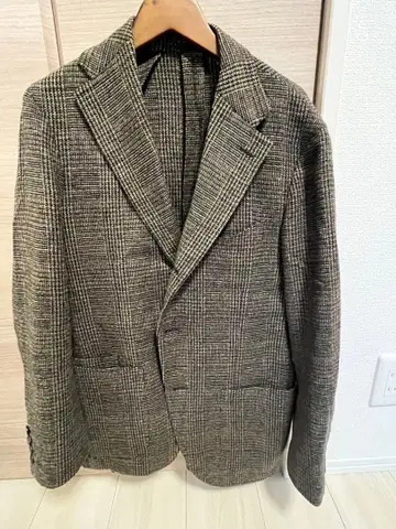 Drake's 체크 무늬 테일러드 자켓 37