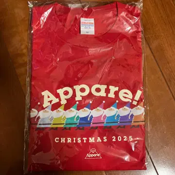 Appare! 크리스마스 2025 한정판 T셔츠 day1