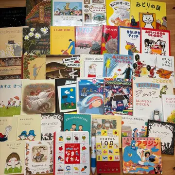 그림책 39권 묶음 생물도감 말 지브리 디즈니 등