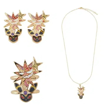 포켓몬 센터 악 테라스탈 블래키 귀걸이/반지/목걸이