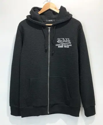 Von Dutch 로고 자수 집업 후드티 XL 1222Z
