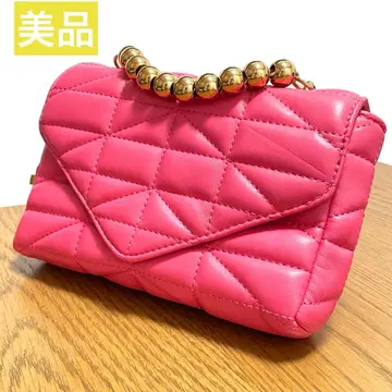 [새상품급] ZARA 퀼팅 숄더백 핑크 골드 2way