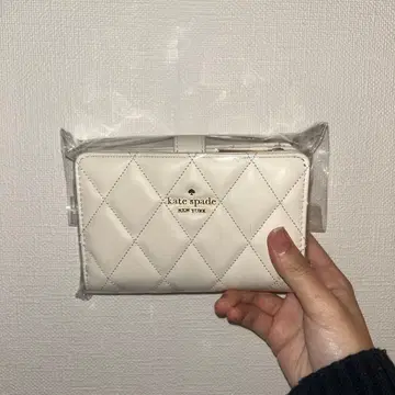 케이트 스페이드 접이식 지갑 화이트