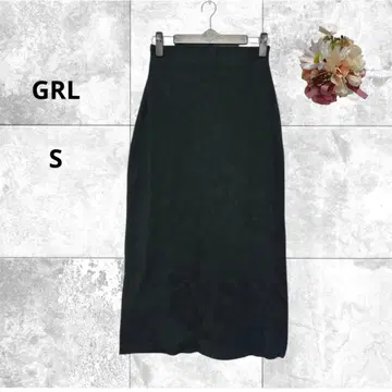그레일 새상품급 롱 니트 스커트 타이트 레이온 혼방 고급 트렌드 S