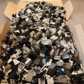 28 LEGO 작은 블록 부품 묶음 판매 블랙 화이트 그레이