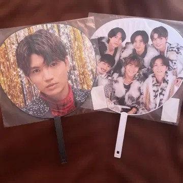 SixTONES 부채 2개