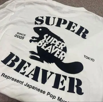 SUPER BEAVER 화이트 T셔츠 L