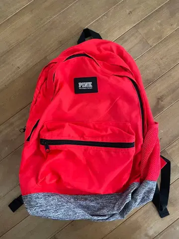 PINK VICTORIA'S SECRET 빨간색 나일론 백팩