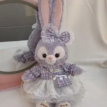 스텔라 루 코스튬 리나벨 옷 갈아입기 튤 트위드 드레스 보라색