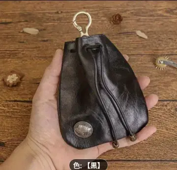 천연 가죽 키케이스 가죽 아메카지 빈티지 복조리 파우치 즉시 구매 금지