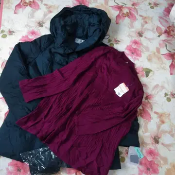 미사용 린넨 다운 자켓, 린넨 스웨터 미세스 시니어 피사노 노아제